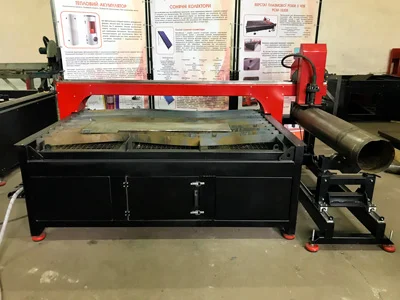 Станок плазменной резки PCM1530RN с поворотной осью, фото 1 - Фото 3 Станок плазменной резки PCM1530RN с поворотной осью, фото 1 - Фото 3
