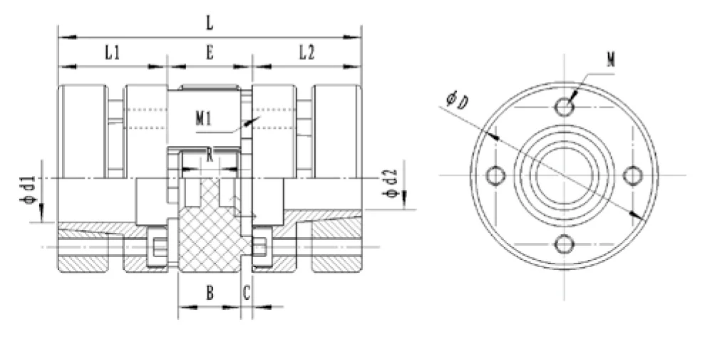 Муфти кулачкові JMC, JMT - Фото 3 Муфти кулачкові JMC, JMT - Фото 3